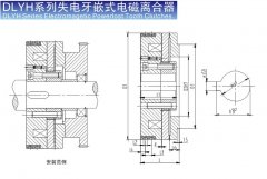  DLYH失電牙嵌式電磁離合器